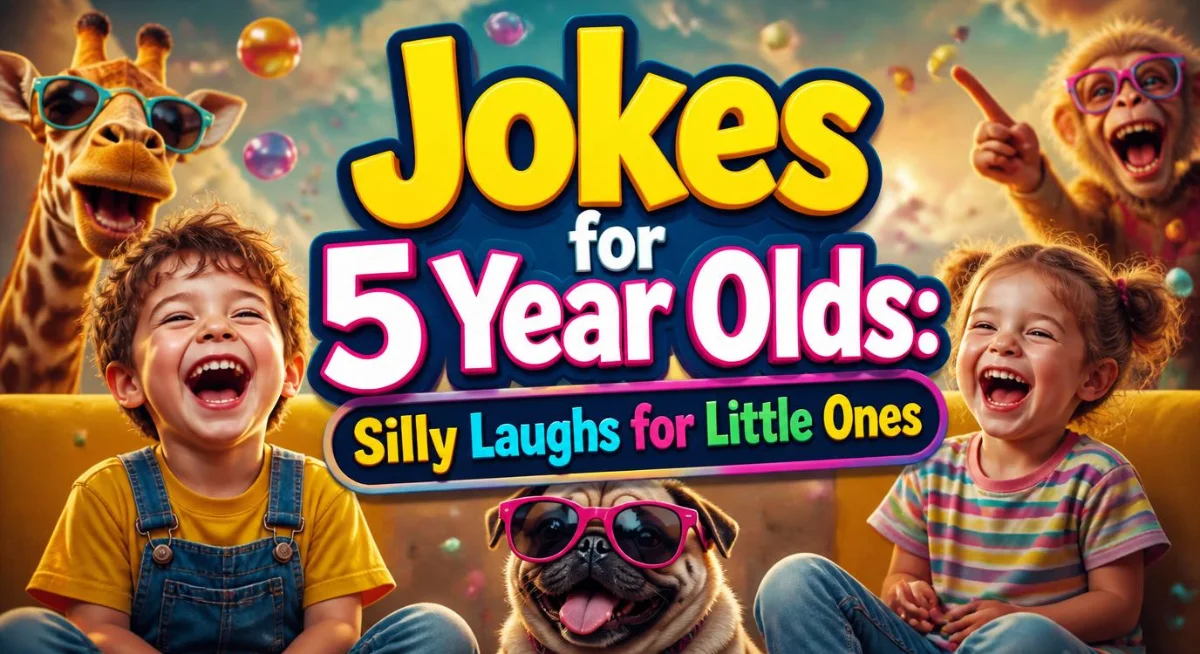 Jokes for 5 year olds with silly, funny jokes for kids to enjoy and share