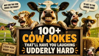 100+ funny cow jokes and puns for udderly hilarious laughs